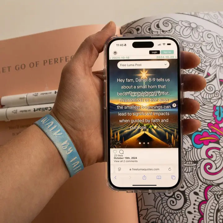 Walk By Faith NFC Bible Verse Bracelet