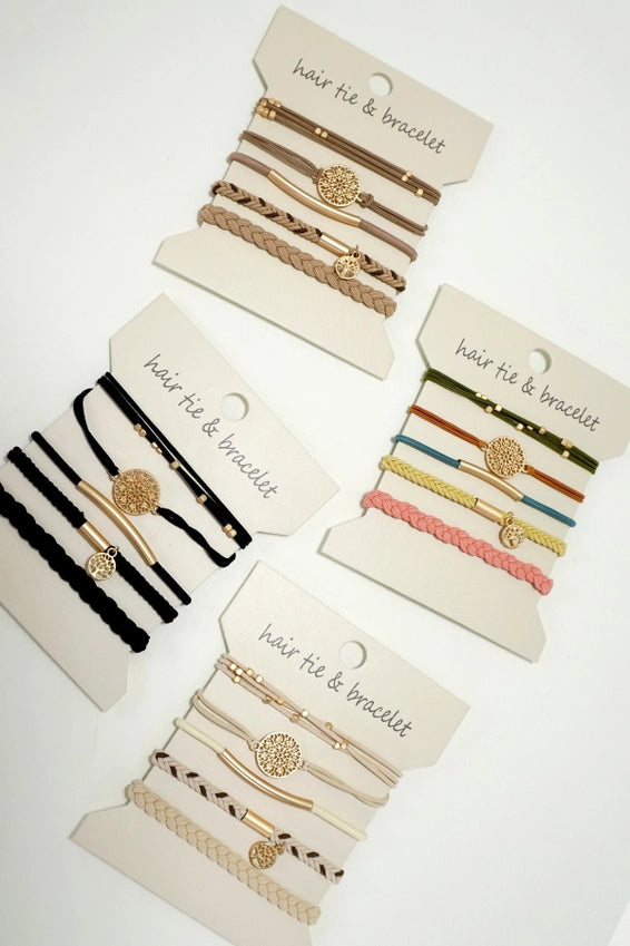 Boho Knot Bracelet Hair Ties