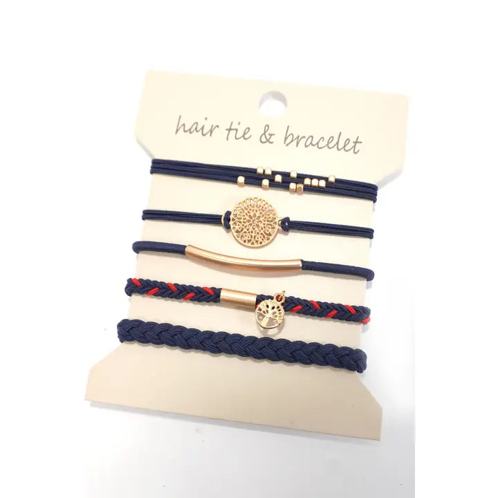 Boho Knot Bracelet Hair Ties