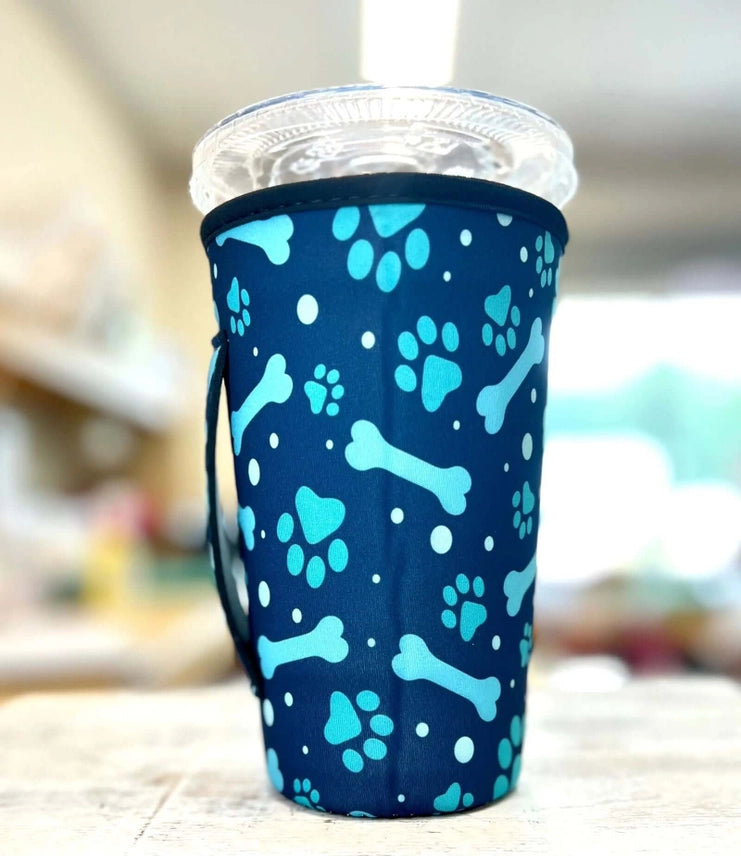 20oz Paw Print Cup Sleeve