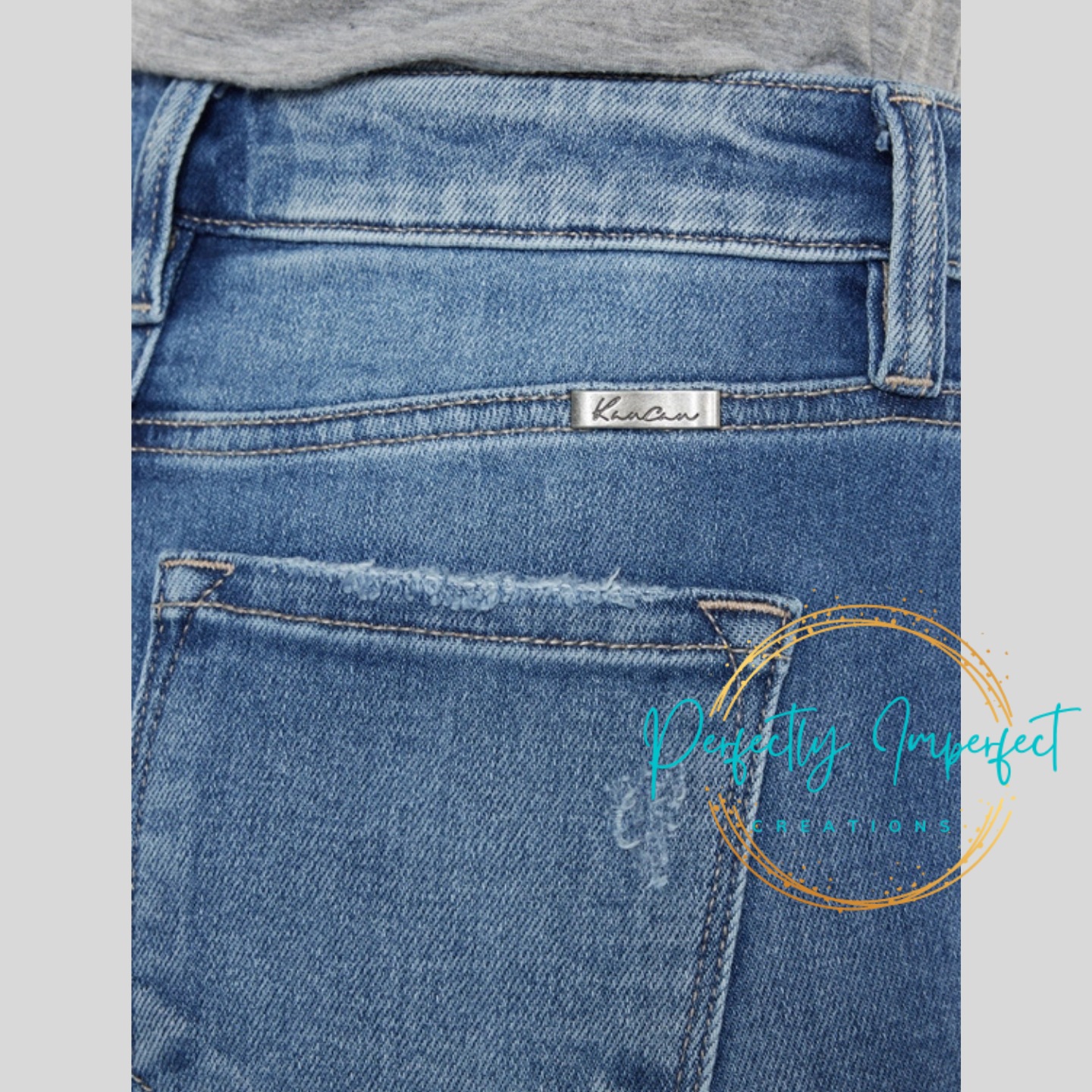 Kan Can High Rise Skinny Ankle