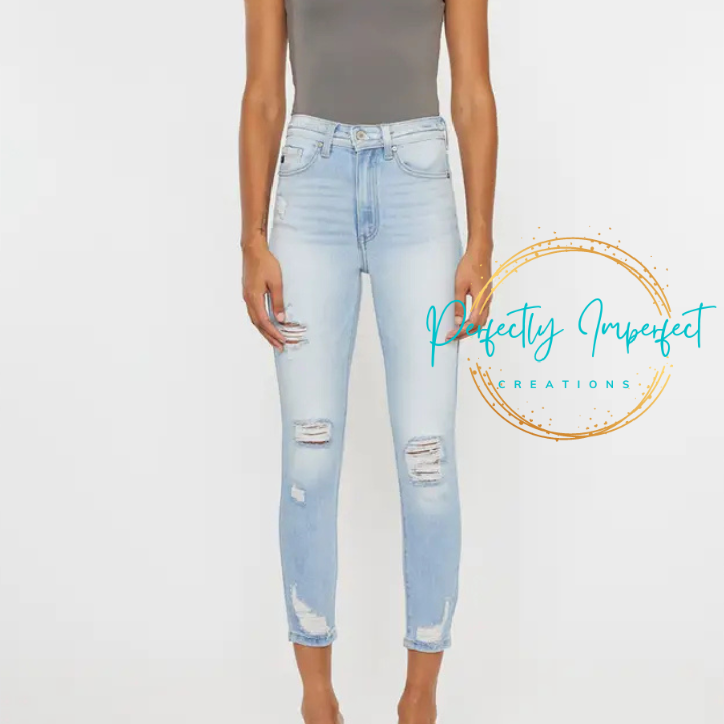 Light High Rise Kan Can Jeans