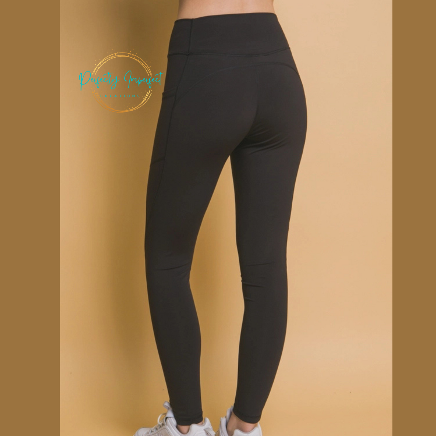 High Waisted Leggings W/Pockets