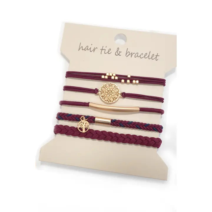 Boho Knot Bracelet Hair Ties