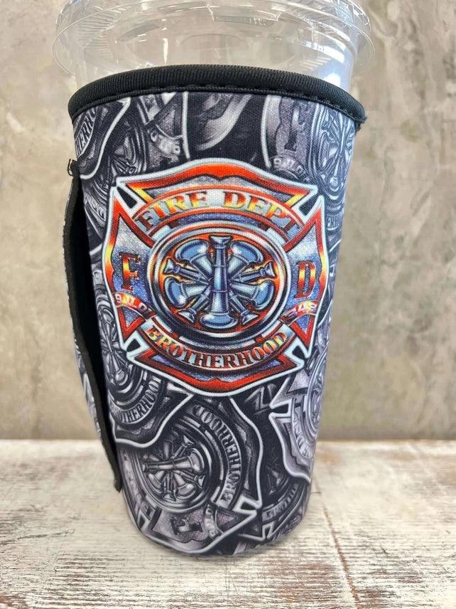 20oz Fire Dept Cup Sleeve
