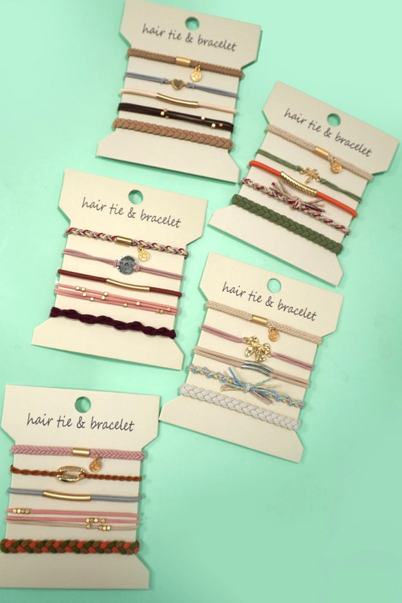 Boho Knot Bracelet Hair Ties
