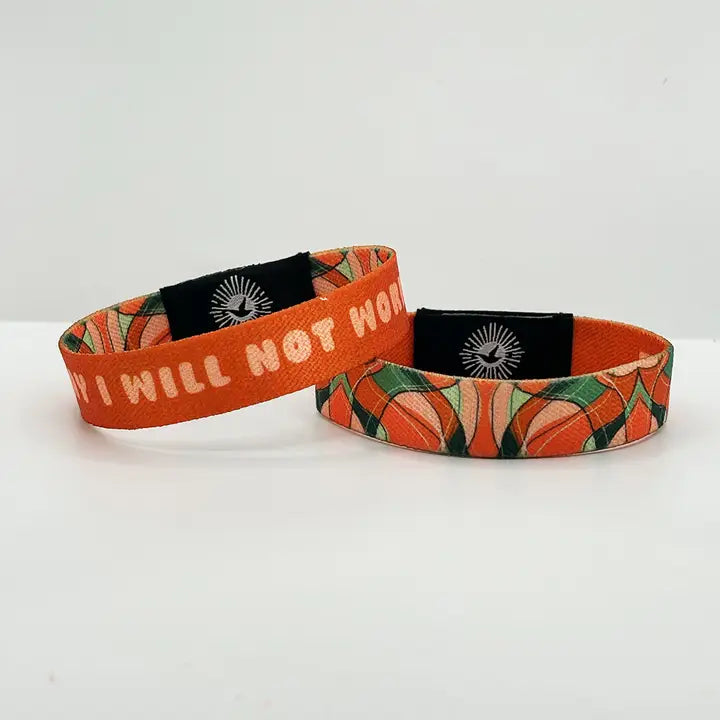 Today I Will Not Worry NFC Positivity Bracelet