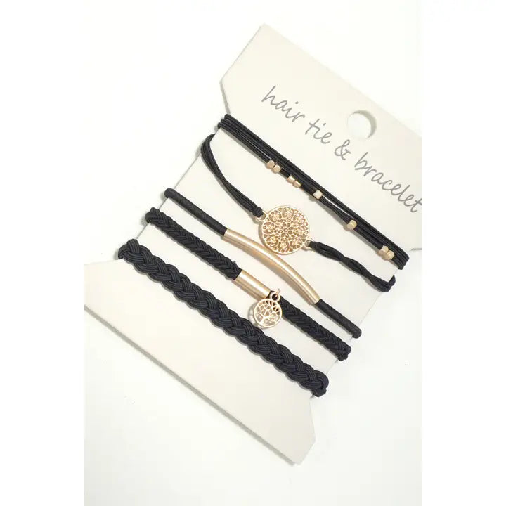 Boho Knot Bracelet Hair Ties