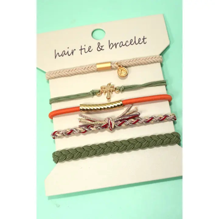 Boho Knot Bracelet Hair Ties