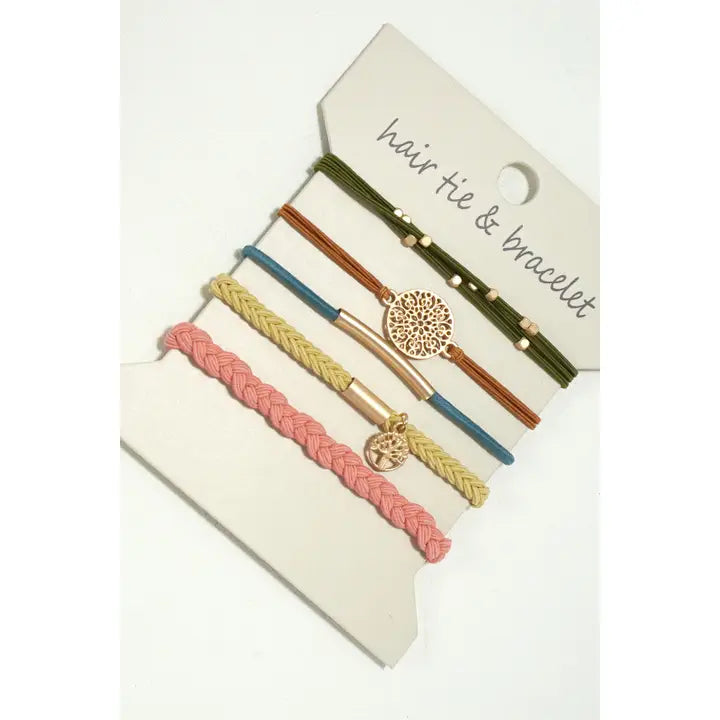Boho Knot Bracelet Hair Ties
