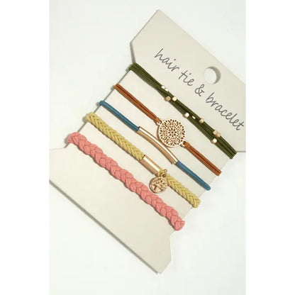 Boho Knot Bracelet Hair Ties