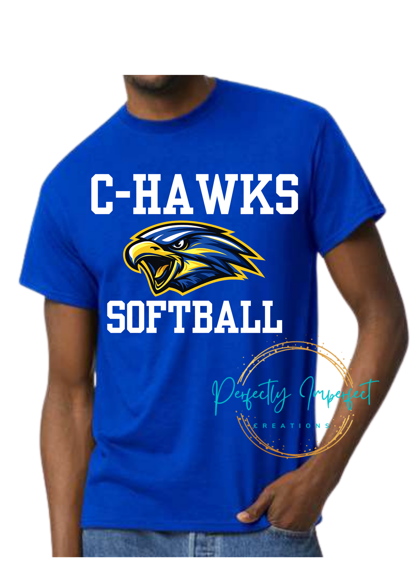 Youth Varsity Hawks Basic Tee