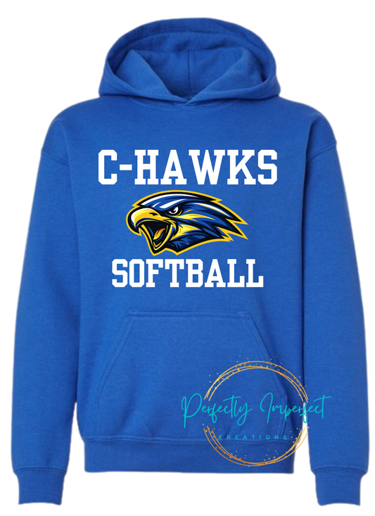 Youth Varsity Hawks Basic Hoodie