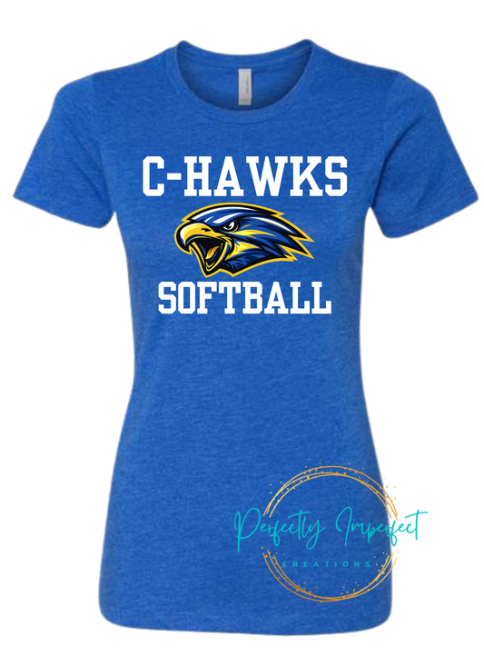 Women's Varsity Hawks Tee