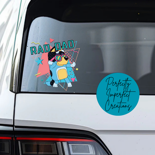 Rad Dad Blue Dog