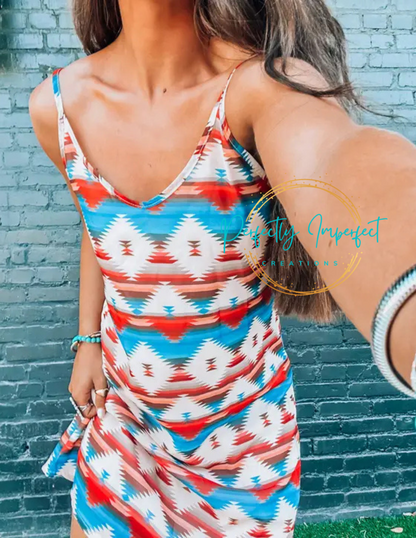 Aztec Tank Dress
