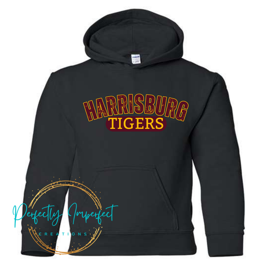 Harrisburg Tigers Adult Hoodie or Crew