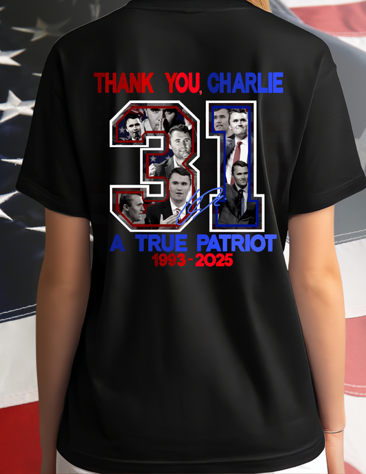 Charlie Freedom Red White & Blue Gildan