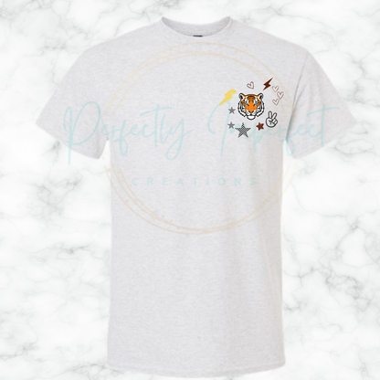 Preppy Collage Adult T-Shirt