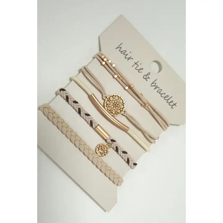 Boho Knot Bracelet Hair Ties