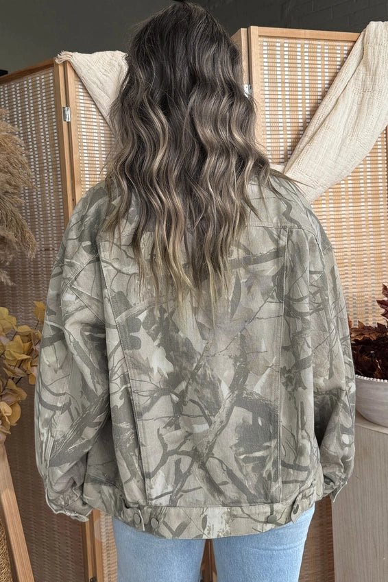 Camo Oversized Jacket