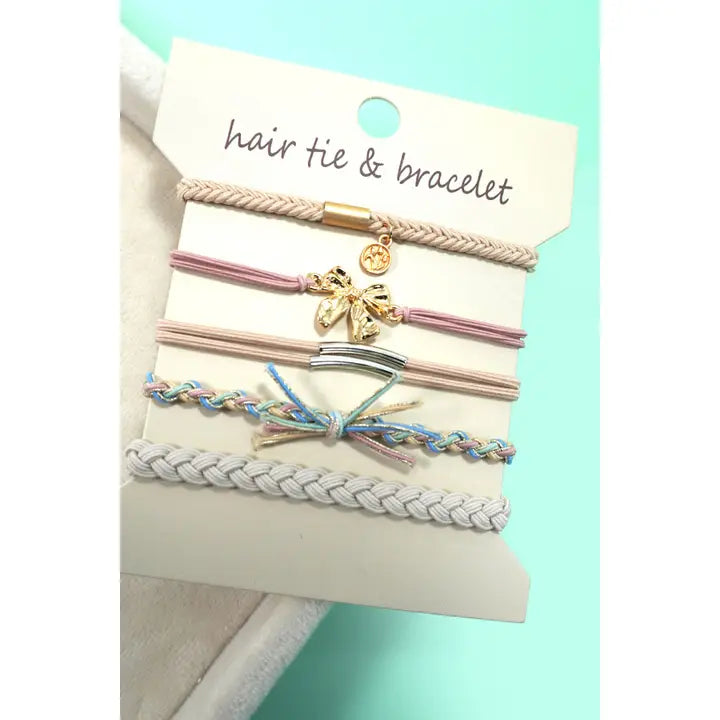 Boho Knot Bracelet Hair Ties