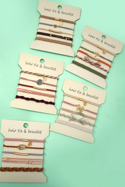 Boho Knot Bracelet Hair Ties